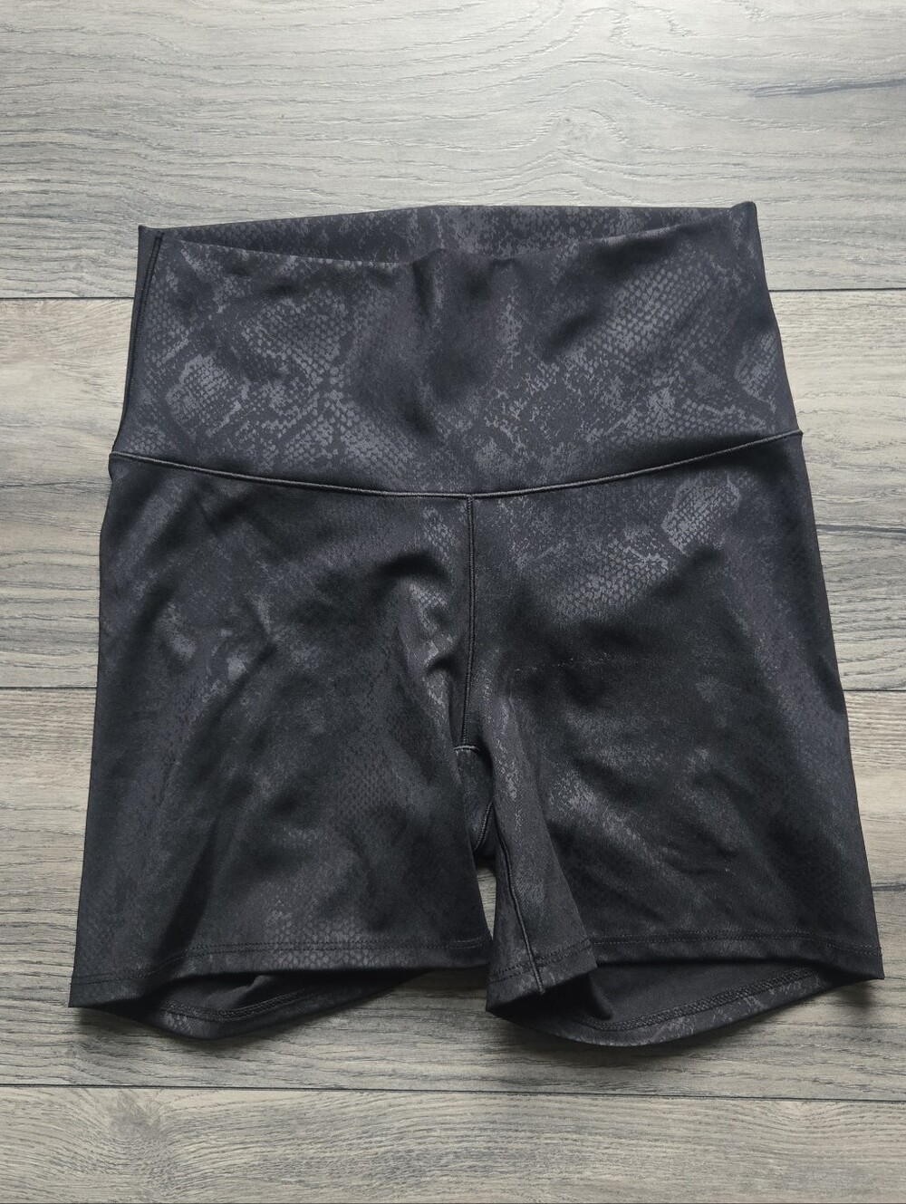 Balance Collection Black Textured Bike Shorts